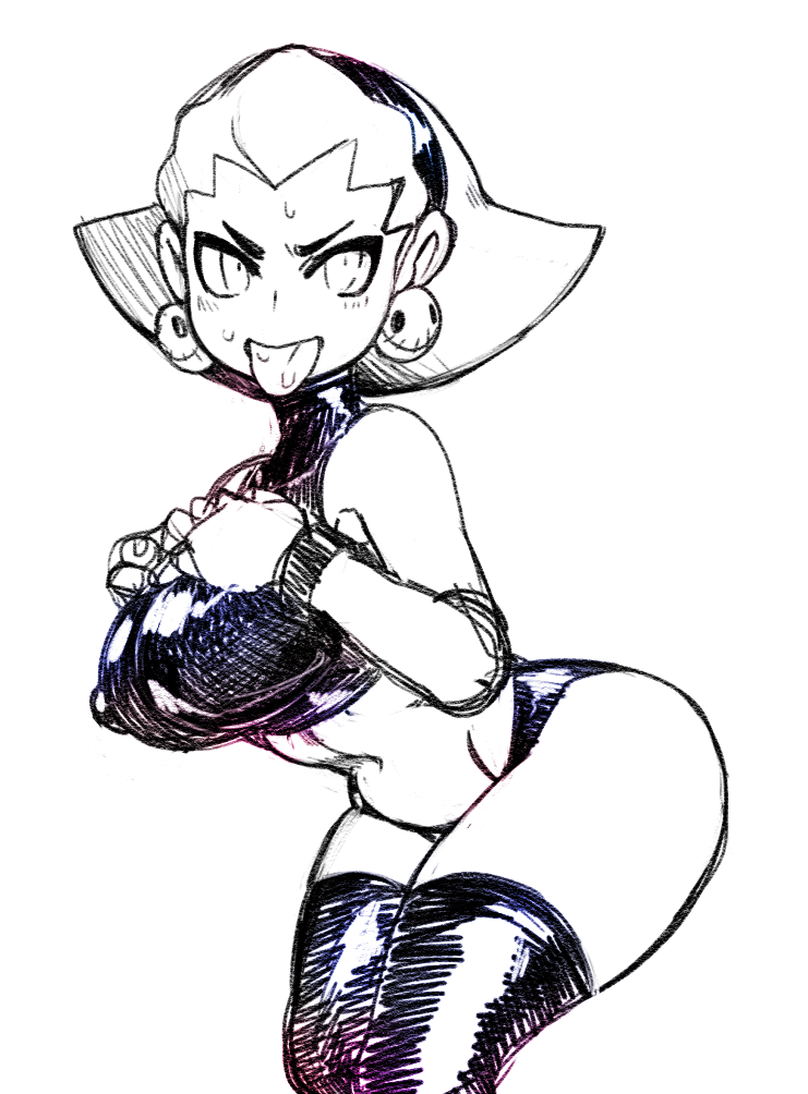 1girl, breasts, capcom, female, halter_top, halterneck, keppok, looking_at_viewer