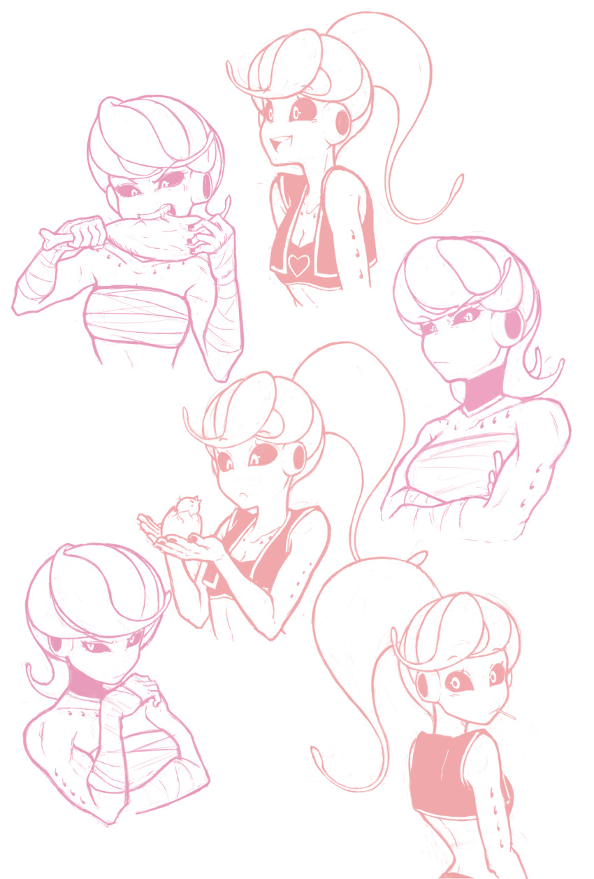 2girls, black_sclera, borrowed_character, dragon_ball, dragon_ball_xenoverse, dragonball_z, female_majin, happy