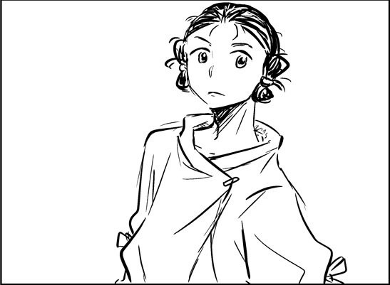 1boy, black_hair, do_do_goki, male_focus, monochrome, original, simple_background, solo