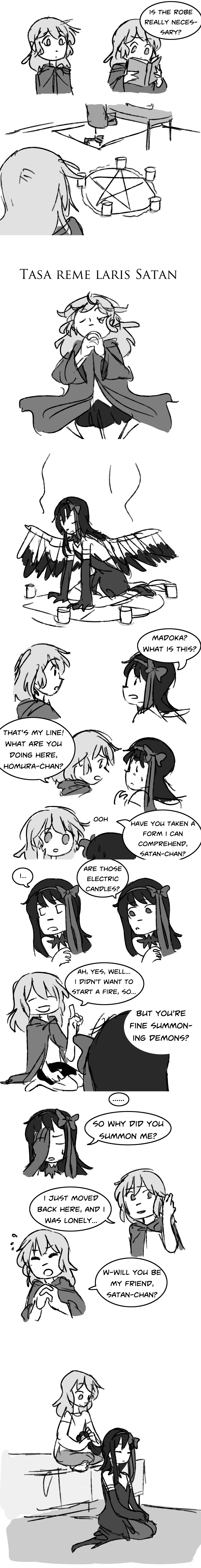 akemi_homura, akuma_homura, black_hair, comic, kaname_madoka, long_hair, mahou_shoujo_madoka_magica, mahou_shoujo_madoka_magica_movie