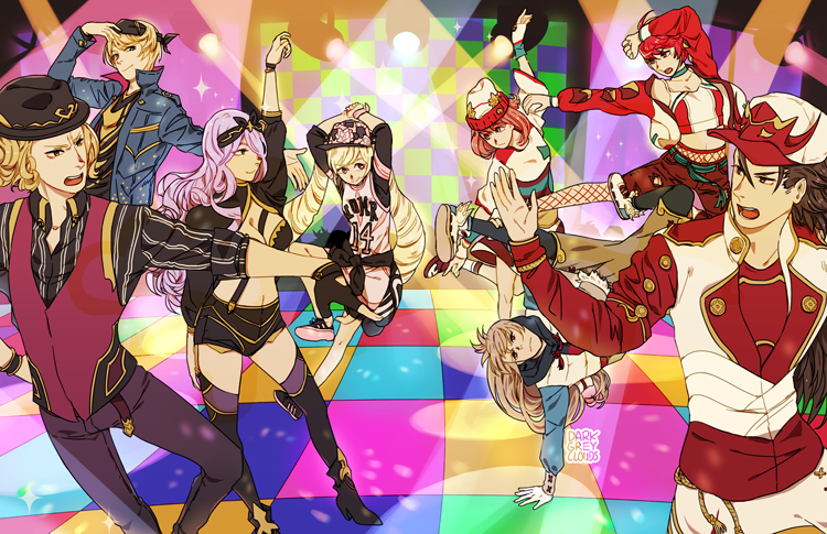 artist_request, blonde_hair, breasts, camilla_(fire_emblem_if), elise_(fire_emblem_if), fire_emblem, hinoka_(fire_emblem_if), leon_(fire_emblem_if)