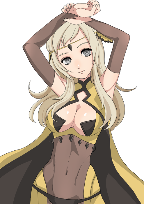 1girl, blonde_hair, breasts, cape, female, fire_emblem, fire_emblem_if, kokouno_oyazi