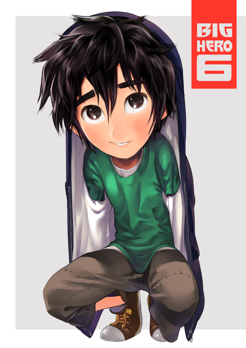 1boy, big_hero_6, black_eyes, black_hair, disney, hiro_hamada, looking_at_viewer, male_focus