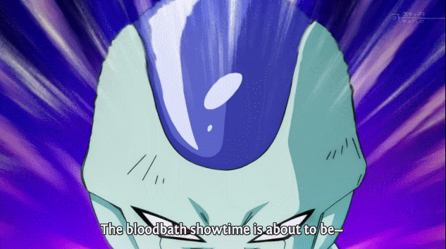 animated, animated_gif, cabba, champa_(dragon_ball), dragon_ball, dragon_ball_super, frost_(dragon_ball), punching