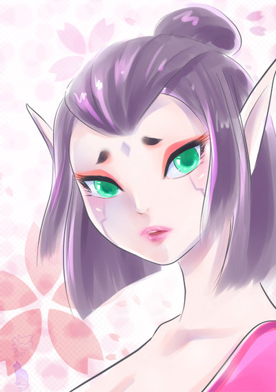 1girl, alien, bindi, dc_comics, facial_mark, ghia'ta, green_eyes, green_lantern_(series)