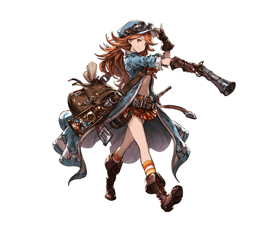 1girl, bag, belt, boots, fingerless_gloves, full_body, gloves, goggles