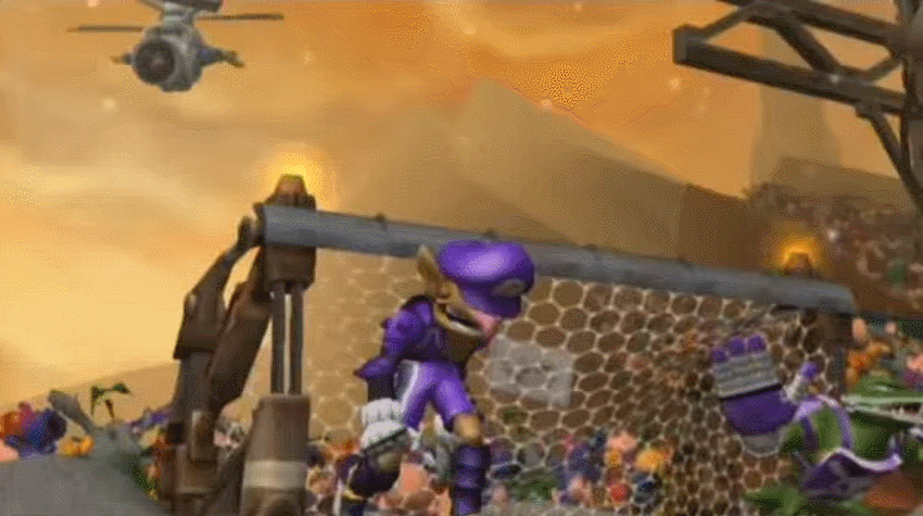 00s, 2007, 2boys, 3d, angry, animated, animated_gif, armor