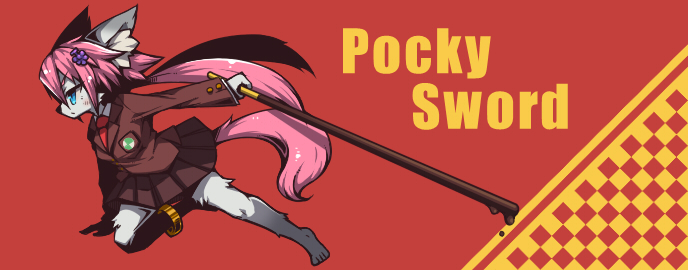 1girl, blue_eyes, english, furry, long_hair, omunikin, original, pink_hair