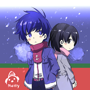 1boy, 1girl, akame_ga_kill!, anchor, belt, black_eyes, black_hair, blue_eyes