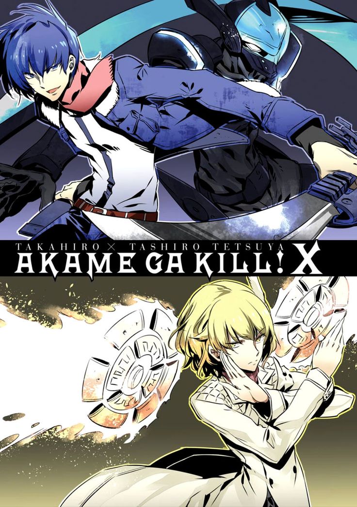 2boys, akame_ga_kill!, akame_ga_kill!_extra_covers, armor, belt, blonde_hair, blue_eyes, blue_hair
