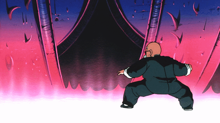 4boys, 90s, android, animated, animated_gif, antennae, armor, battle
