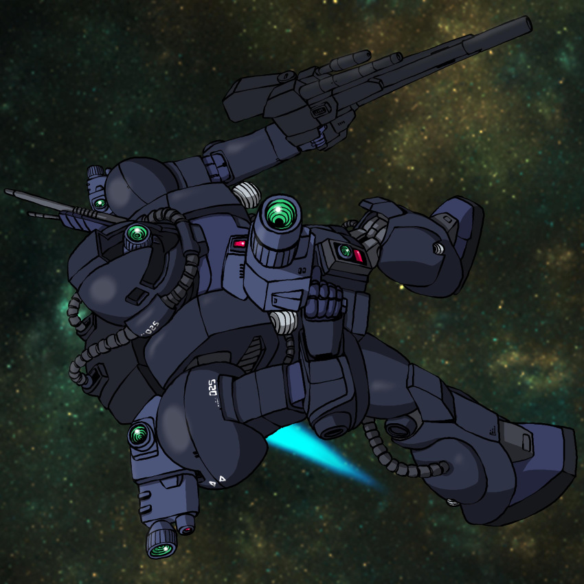 absurdres, gundam, gundam_msv, highres, hirodango, mecha, no_humans, outdoors