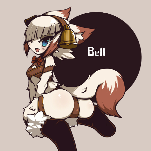 1girl, ass, blue_eyes, boots, fox, furry, omunikin, open_mouth