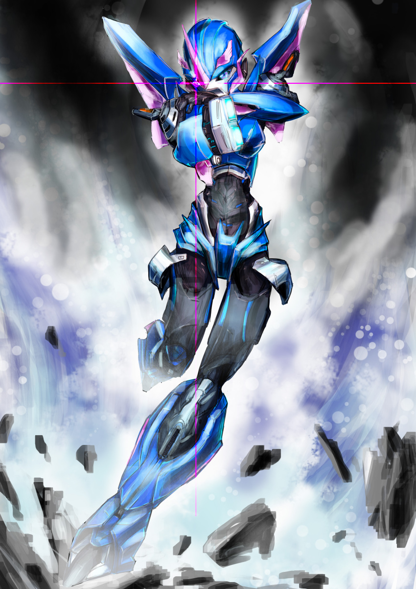 1girl, arcee, autobot, mecha_girl, oberon826, transformers, transformers_prime