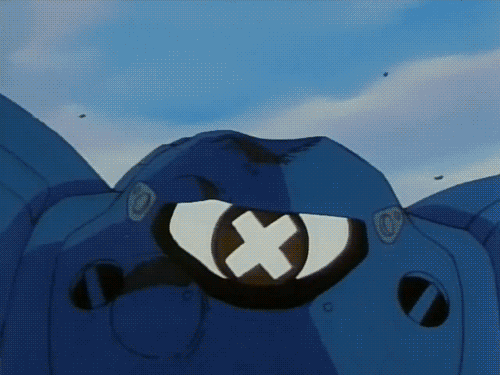 1girl, animated, animated_gif, assemble_insert, blonde_hair, explosion, mecha, namikaze_maron