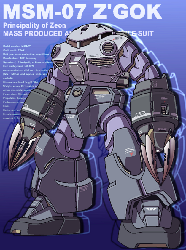 character_name, gundam, joy_(artist), mecha, mobile_suit_gundam, stats, z'gok