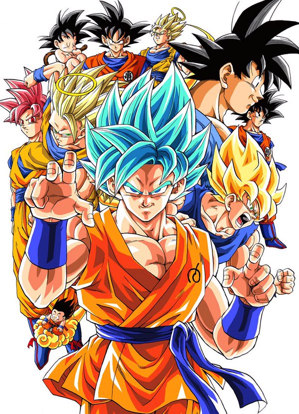 clouds, dragon_ball, dragon_ball_super, dragonball_z, son_gokuu, super_saiyan, super_saiyan_2, super_saiyan_3
