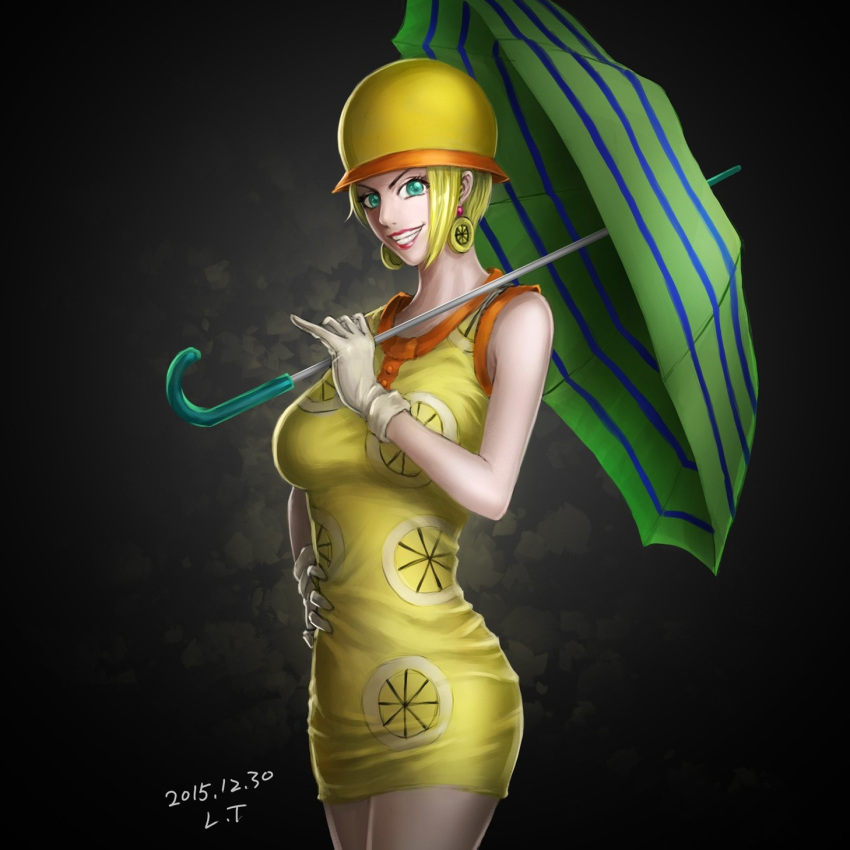 10s, 1girl, 2015, aqua_eyes, blonde_hair, cloche_hat, earrings, female