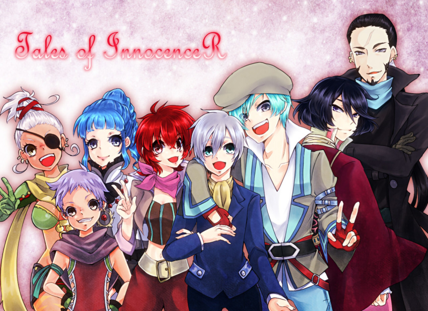 ange_serena, aqua_hair, black_hair, blue_hair, conway_tau, grey_hair, hermana_larmo, iria_animi