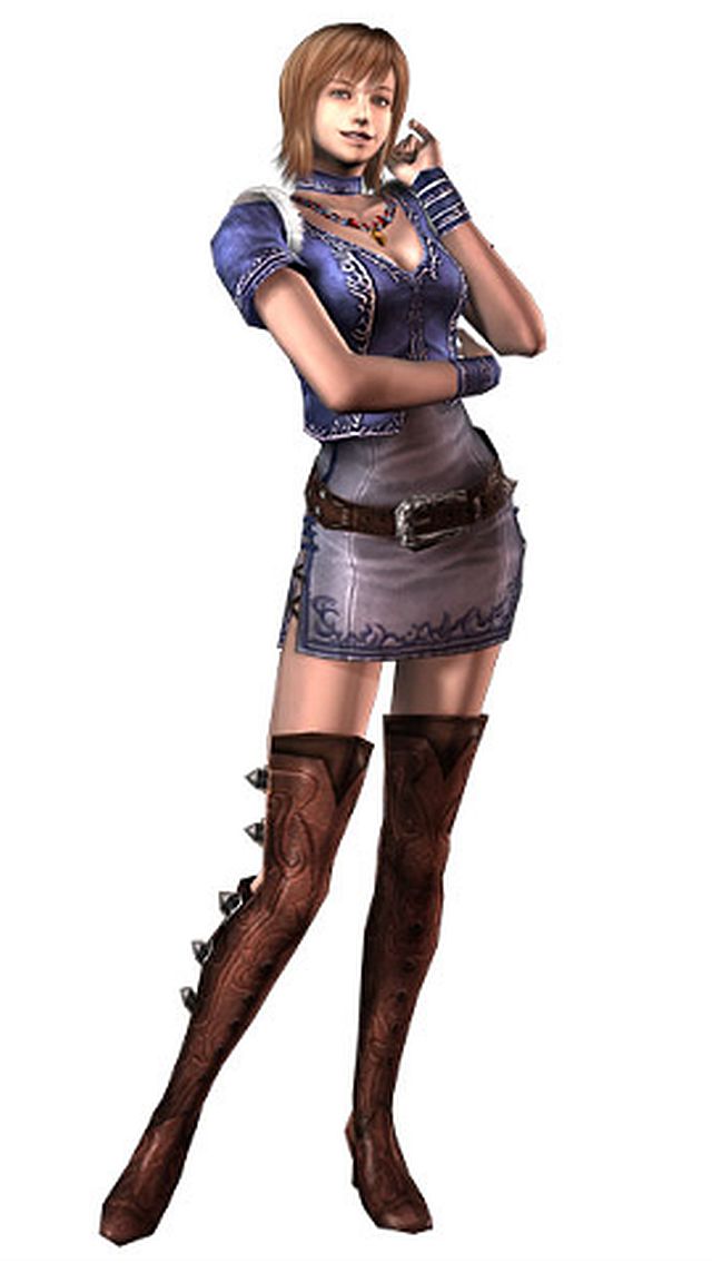 1girl, 3d, belt, boots, breasts, brown_hair, capcom, cleavage