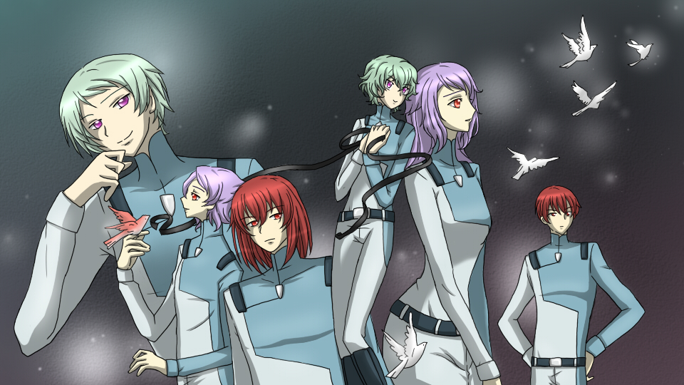 bad_id, bird, bring_stabity, clamp, code_geass, derivative_work, divine_nova, green_hair