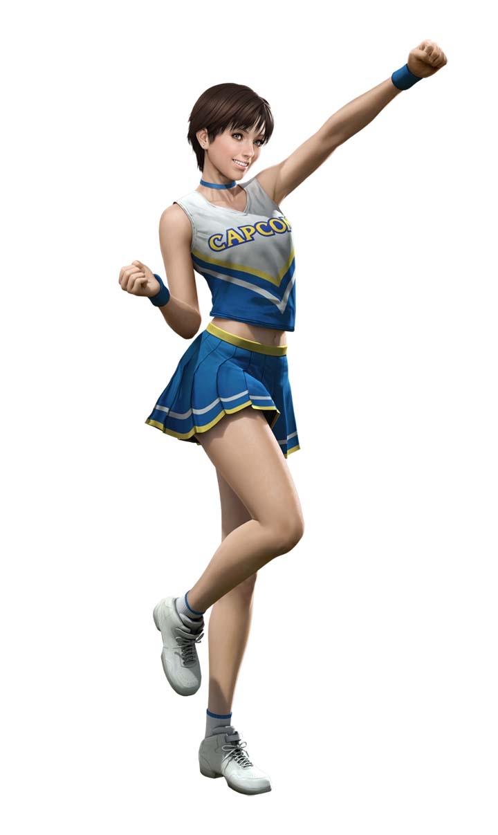 1girl, alternate_costume, capcom, full_body, official_art, rebecca_chambers, resident_evil, resident_evil_0