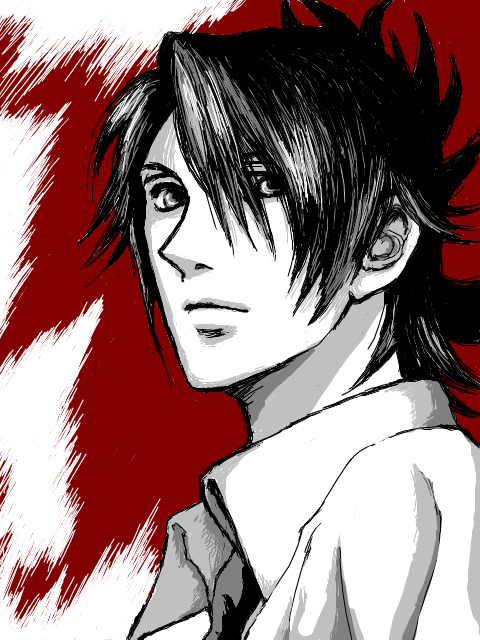 kumohira_thobari_durandal, kumohira_tohbari, male, nabari_no_ou, short_hair