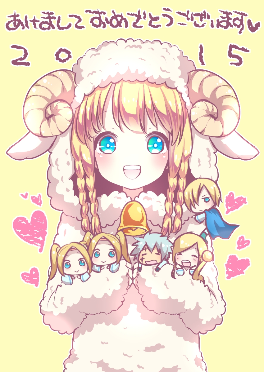 blonde_hair, blue_eyes, blush, boots, cape, chibi, closed_eyes, fenimore_xelhes