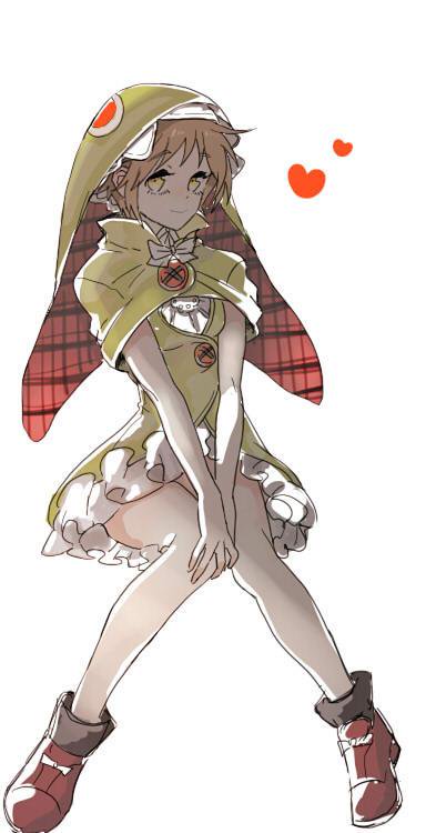 1girl, breasts, brown_hair, capelet, chamot_rosso, coat, frills, green_eyes