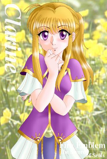 1girl, blonde_hair, character_name, clarine_(fire_emblem), copyright_name, eyebrows, female, fire_emblem