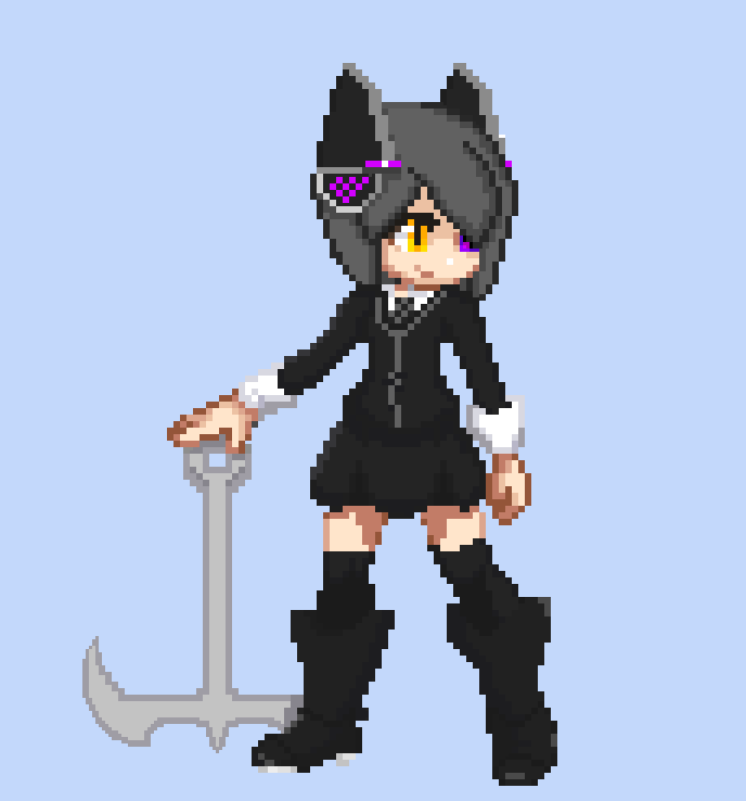 acyo, anchor, kantai_collection, pixel_art, tenryuu_(kantai_collection)