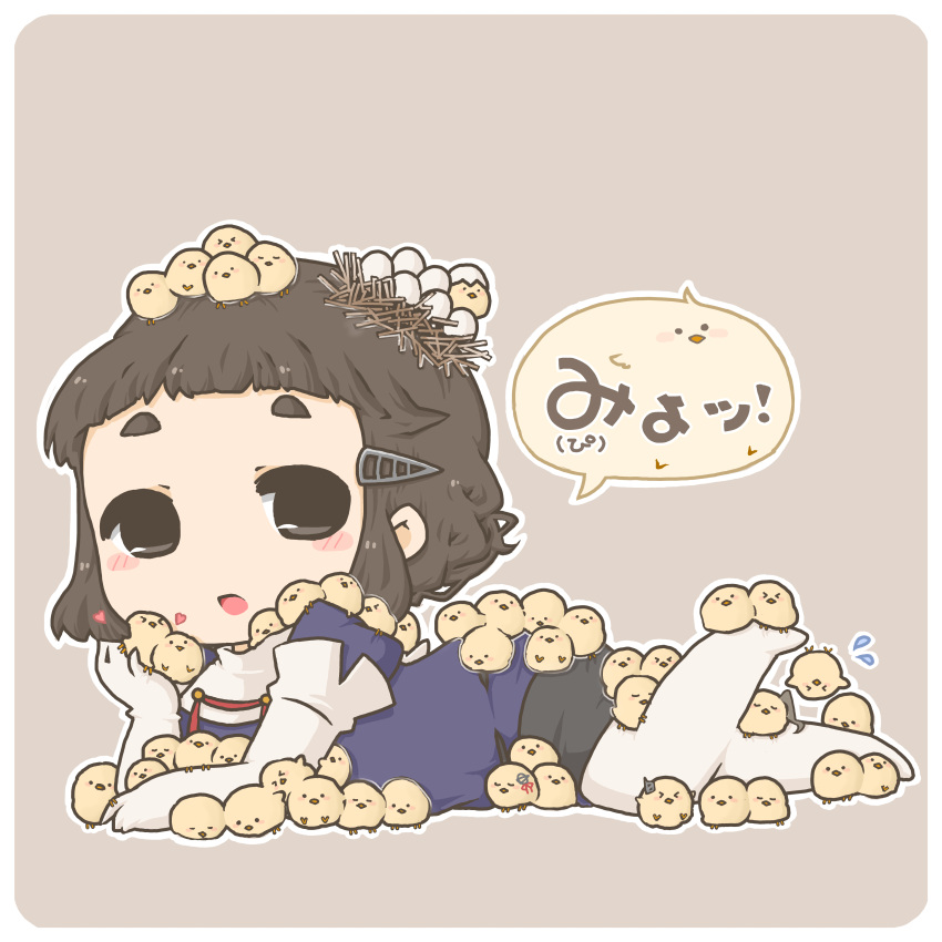 >_<, 1girl, :o, absurdres, animal, animal_in_clothes, animal_on_head, animal_on_shoulder