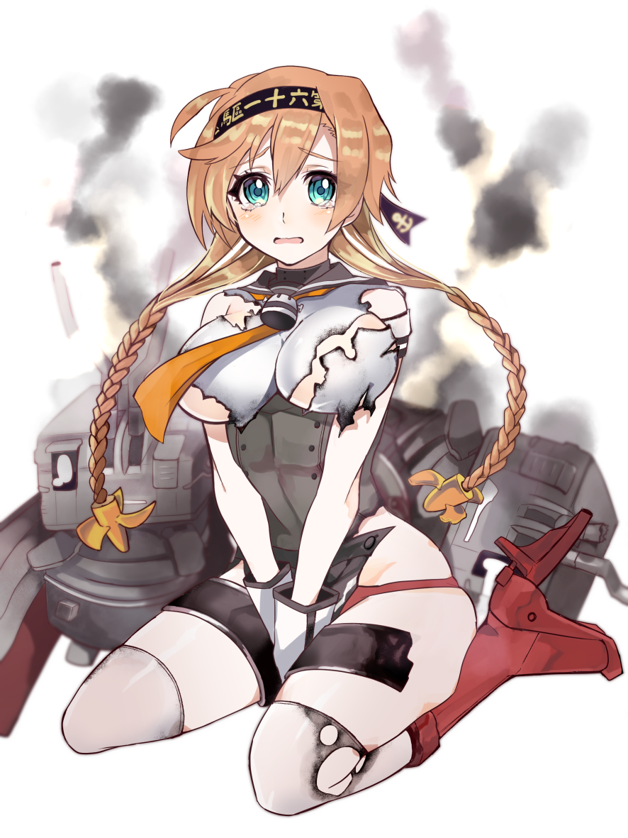 1girl, blue_eyes, blurry, braid, brown_hair, chou-10cm-hou-chan, chou-10cm-hou-chan_(teruzuki's), depth_of_field