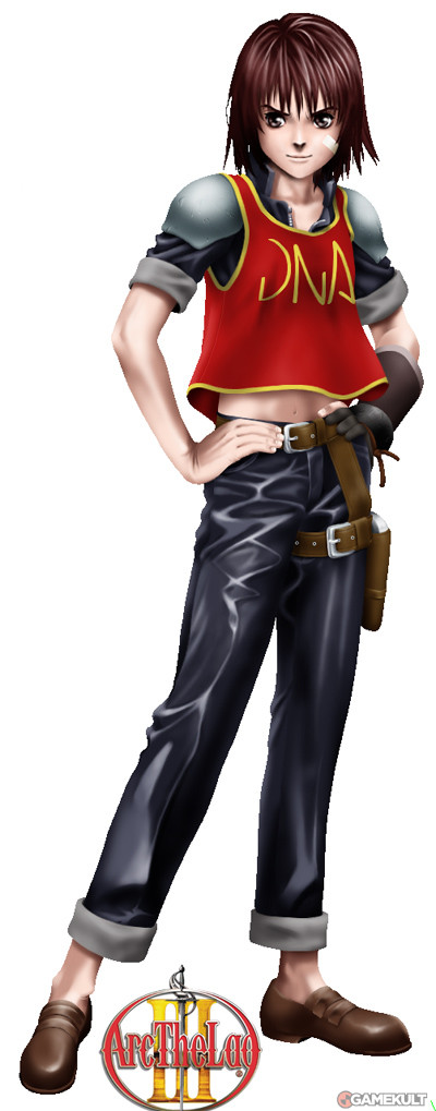 1girl, arc_the_lad, arc_the_lad_iii, artist_request, breasts, cheryl_(arc_the_lad), official_art, solo