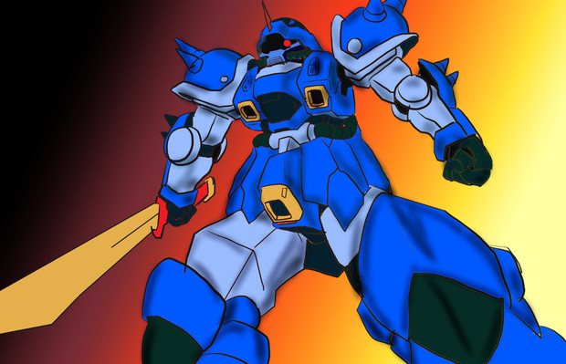 efreet_(gundam), gundam, gundam_cross_dimension_0079, mecha, mobile_suit_gundam, sword, weapon