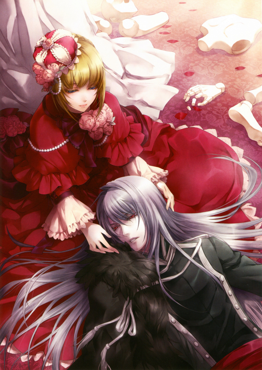 blonde_hair, blue_eyes, hanna_ellington, ignis_(will_o'_wisp), usaba_kagerou, will_o'_wisp