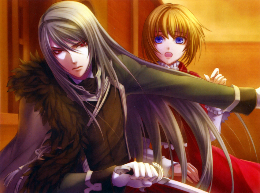 blonde_hair, blue_eyes, hanna_ellington, ignis_(will_o'_wisp), usaba_kagerou, will_o'_wisp