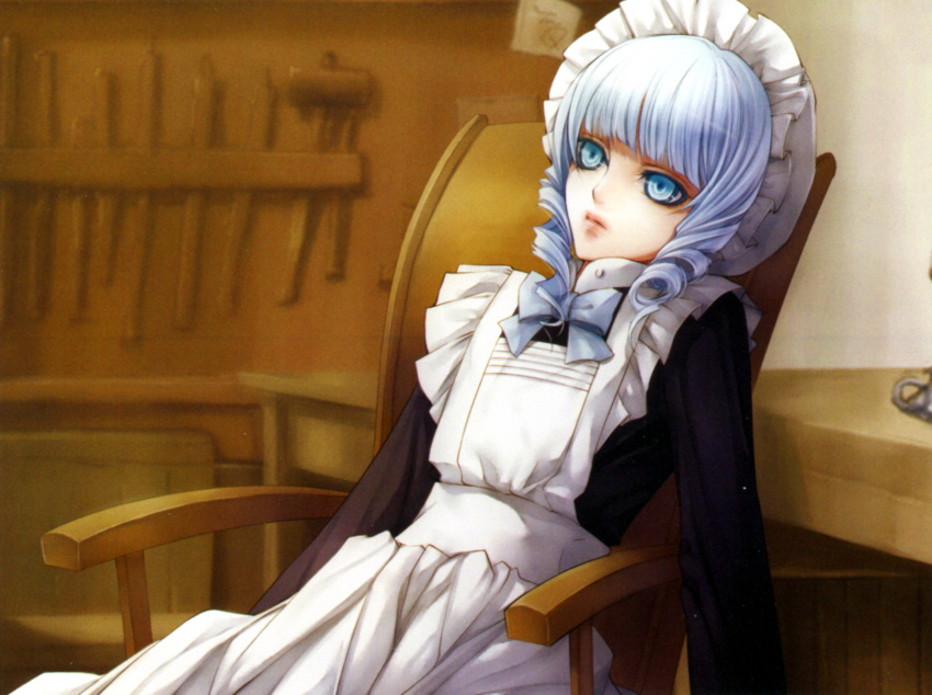 blue_eyes, blue_hair, emily_(will_o'_wisp), usuba_kagerou, will_o'_wisp