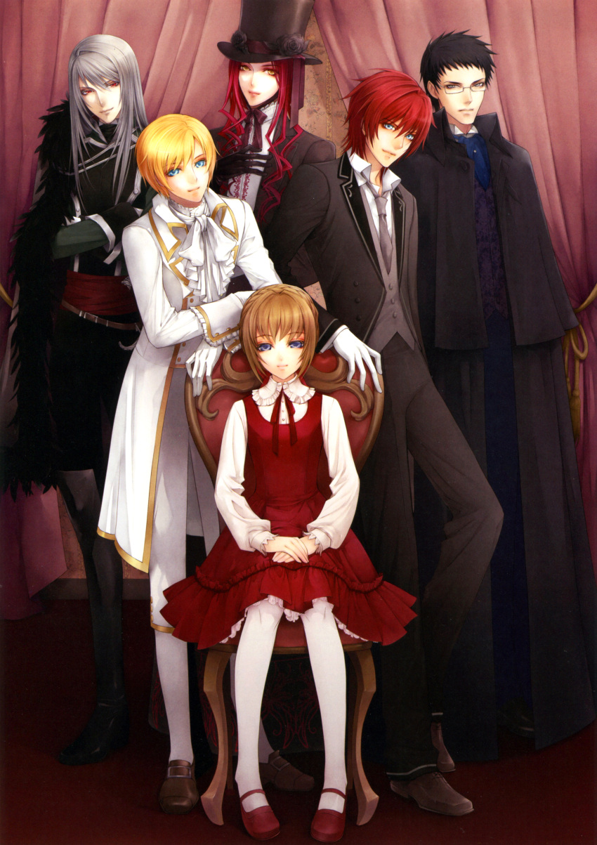 gyl, hanna_ellington, hobllrdy, ignis_(will_o'_wisp), jack_(will_o'_wisp), redhead, usuba_kagerou, will_(will_o'_wisp)