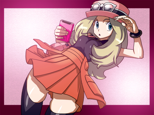 10s, 1girl, aruni, blonde_hair, blue_eyes, breasts, female, hat