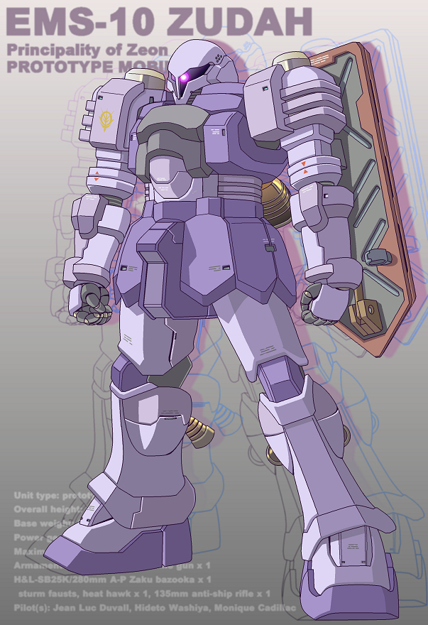 character_name, gundam, gundam_ms_igloo, joy_(artist), mecha, stats, zudah