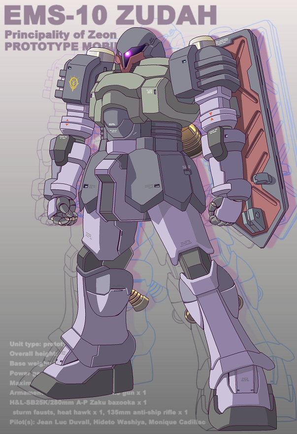 character_name, gundam, gundam_ms_igloo, joy_(artist), mecha, stats, zudah