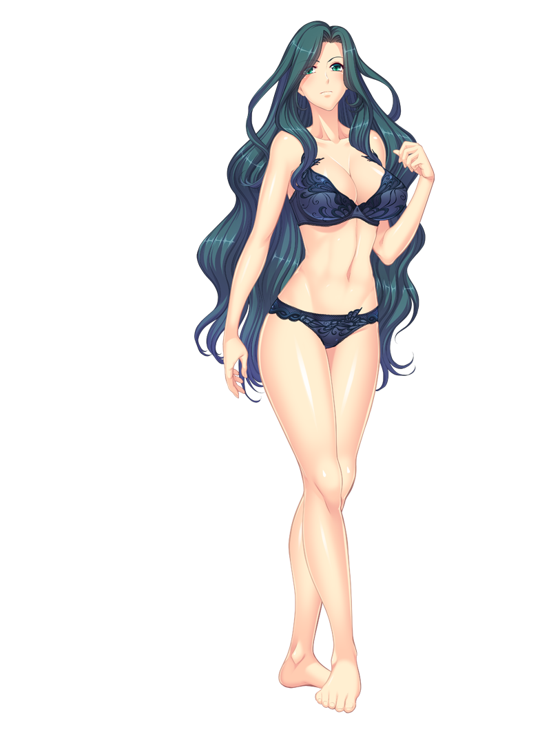1girl, aqua_eyes, aqua_hair, blush, bra, breasts, cleavage, female