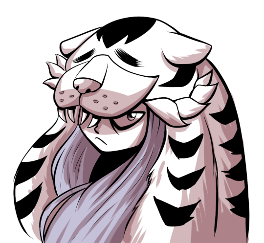 1girl, anaugi, indivisible, looking_at_viewer, razmi_(indivisible), solo, tagme, tiger_pelt