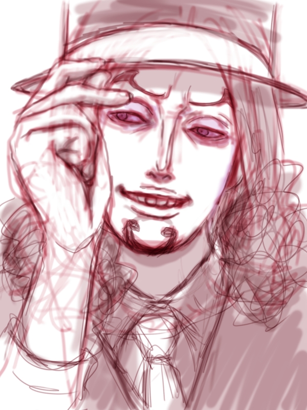 1boy, cp9, facial_hair, glasses, goatee, hat, male_focus, one_piece
