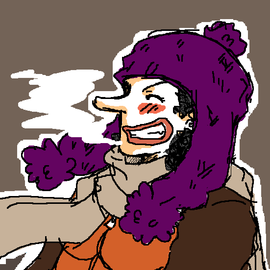 1boy, artist_request, earflap_hat, grin, hat, male_focus, one_piece, smile
