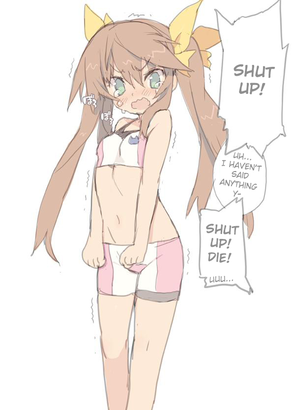 1girl, aqua_eyes, bike_shorts, blade_(galaxist), brown_hair, cosplay, gundam, gundam_build_fighters