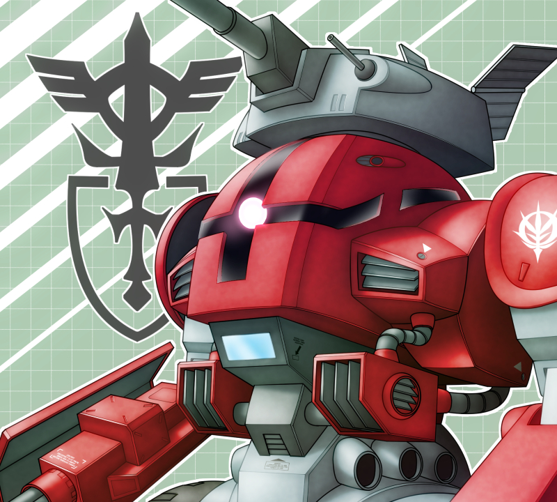 cannon, gigan_(mobile_suit), gundam, gundam_msv, mecha, pinesea_(sankuri), zeon