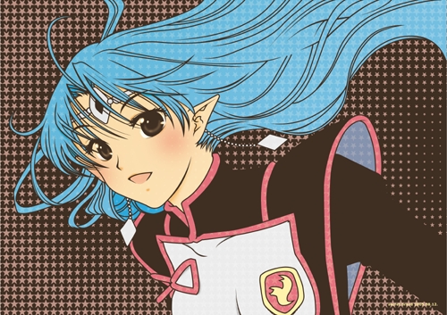 lafiel, long_hair, lowres, pointy_ears, satomi_hiroshi, seikai_no_senki, uniform