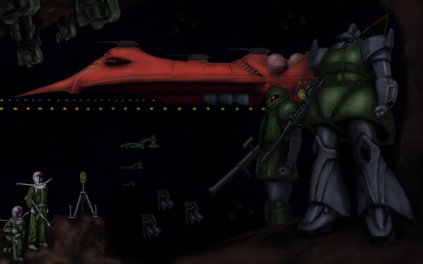 abon_(secret_museum), gelgoog, gun, gundam, gwazine, mecha, mobile_suit_gundam, musai